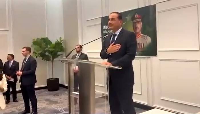 فیلڈ مارشل جنرل عاصم منیر کاواشنگٹن میں پاکستانی کمیونٹی سےخطاب
