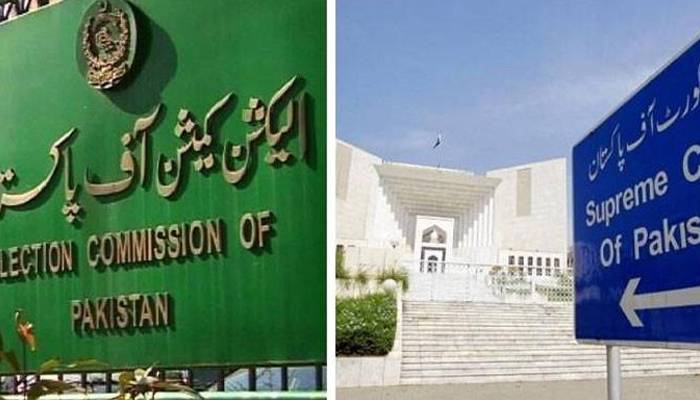 مخصوص نشستوں سے متعلق کیس: سپریم کورٹ فیصلے کی کاپی الیکشن کمیشن کو موصول