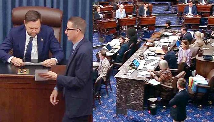 امریکی سینیٹ نےصدر ٹرمپ کا ٹیکس اور اخراجات کا بل منظور کر لیا