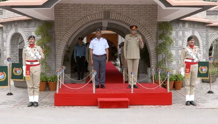 چیئرمین جوائنٹ چیفس آف سٹاف کمیٹی سے جنوبی افریقی فضائیہ کے سربراہ کی ملاقات