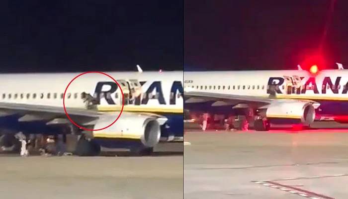 غلطی سے فائر الارم بجنے پر مسافروں نے جہاز سے چھلانگ لگادی، 18 زخمی