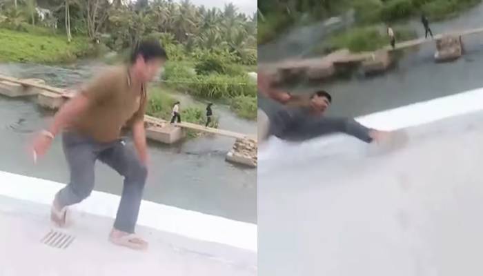 نوجوان کو دریائے کے کنارے تصویر بنوانا مہنگا پڑگیا، دل دہلا دینے والی ویڈیو