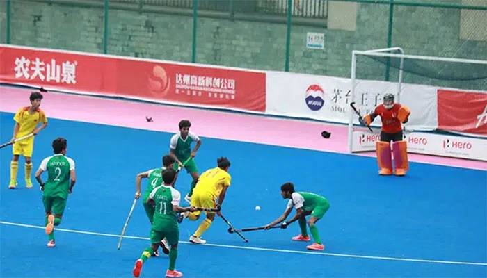 پاکستان نے انڈر18 میں ہاکی ایشیا کپ کے فائنل میں جگہ بنا لی