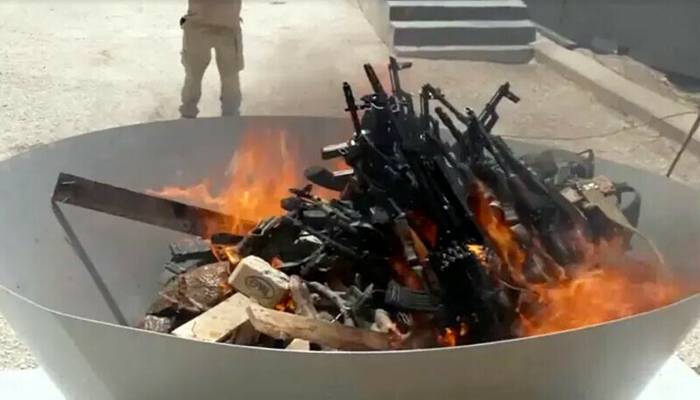 ترکیہ مخالف کردستان ورکرز پارٹی کا سرینڈر،ہتھیار جلا دیے