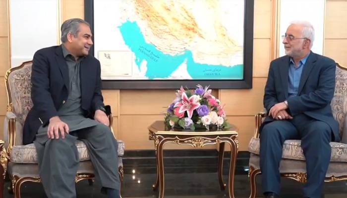 وزیر داخلہ محسن نقوی کی ایرانی ہم منصب سے ملاقات، باہمی دلچسپی کے امور پر تبادلہ خیال