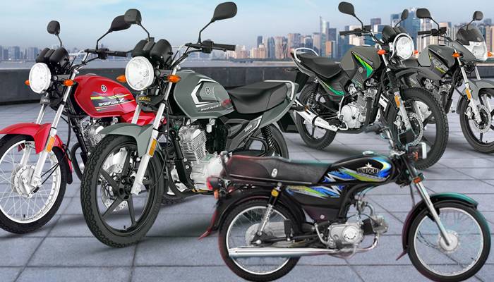 یاماہا اور یونیک کمپنی کی موٹر سائیکلوں کی نئی قیمتیں