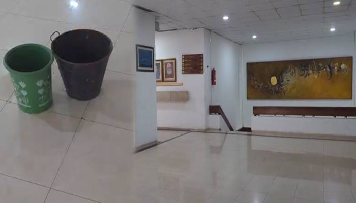 اسلام آباد میں تیز بارش، پارلیمنٹ ہاؤس کی چھتیں ٹپک پڑیں