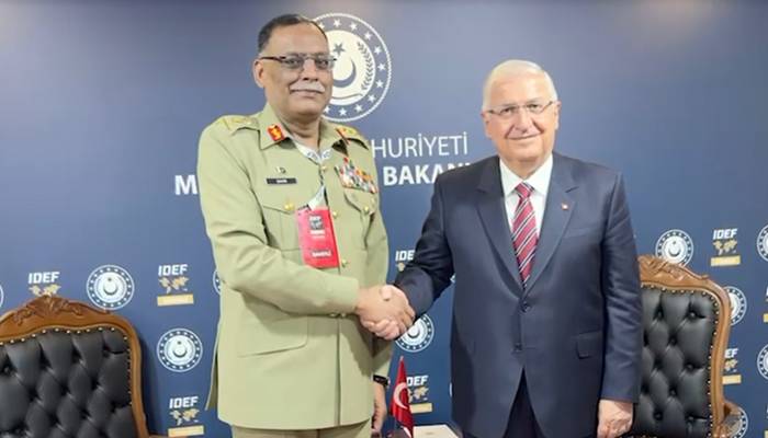 چیئرمین جوائنٹ چیفس آف اسٹاف کمیٹی جنرل ساحر شمشاد مرزا کا استنبول کا دورہ
