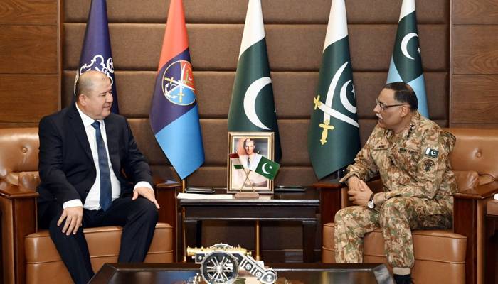 چیئرمین جوائنٹ چیفس آف اسٹاف کمیٹی سےتاجک چیف آف جنرل اسٹاف کی ملاقات