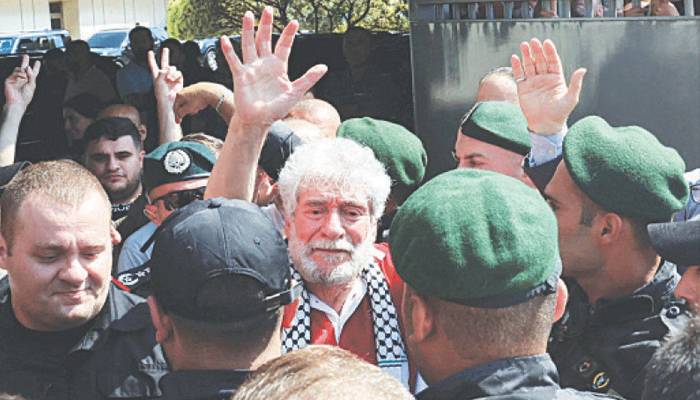 41 سال قید کے بعد فلسطین حامی لبنانی جنگجو جارج ابراہیم عبداللہ وطن واپس پہنچ گئے