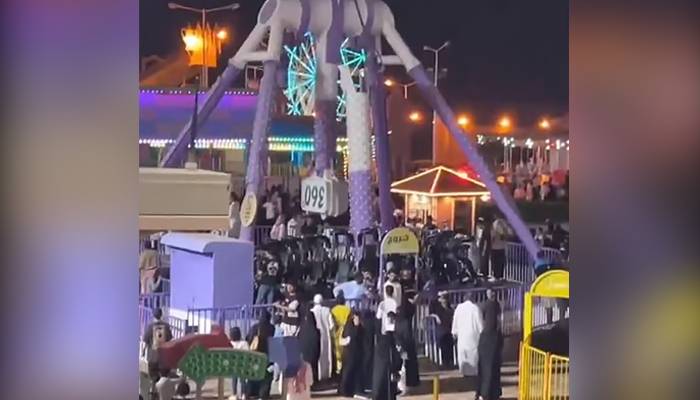 ویڈیو:سعودی عرب میں  پارک میں جھولا ٹوٹنے سے 23 افراد زخمی