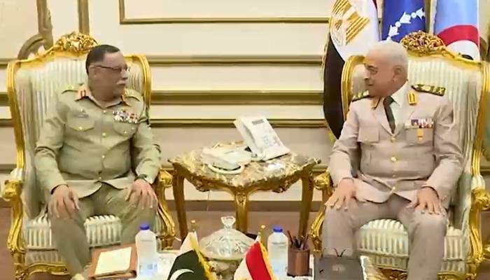 چیئرمین جوائنٹ چیفس آف اسٹاف کمیٹی جنرل ساحر شمشاد مرزا کا مصر کا سرکاری دورہ