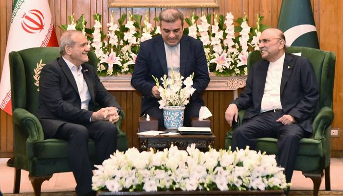 پاکستان اور ایران کا دو طرفہ تعاون کو مزید وسعت دینےکا عزم، صدر پاکستان، ایرانی صدر کی ملاقات کا اعلامیہ