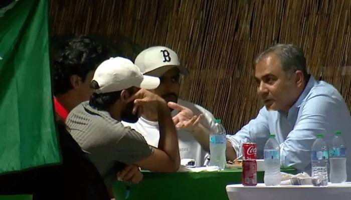 امریکا میں چیئرمین پی سی بی کی بابر ،رضوان اور نسیم شاہ سے خصوصی ملاقات