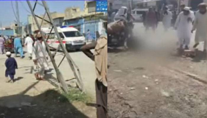 وانا بازار میں پولیس کی گاڑی کے قریب زور دار دھماکہ، 2 شہری جاں بحق، 14 زخمی