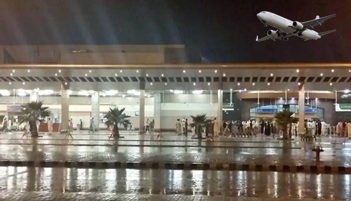 سیالکوٹ ایئر پورٹ بھی زیر آب آگیا، فلائٹ آپریشن معطل 