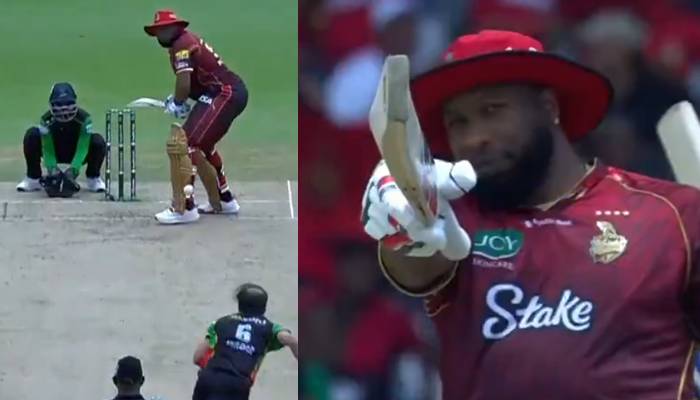 ویڈیو؛ کیرون پولارڈ کا لاٹھی چارج، 8 گیندوں پر 7 چھکے، 65 رنز کی شاندار اننگز