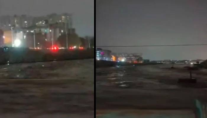 بارشوں کے بعد تھڈو ڈیم بھرنے سے ملیر اور لیاری کی ندیاں بپھر گئیں، پانی آبادیوں میں داخل