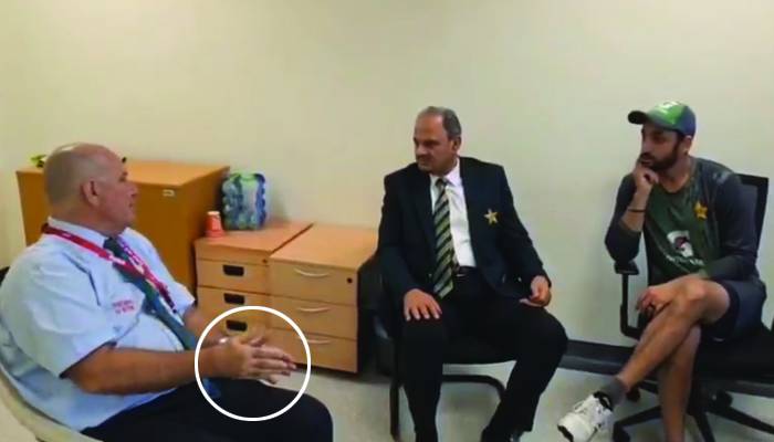 متنازع میچ ریفری کی پاکستان ٹیم سے معافی مانگنے کی ویڈیو سامنے آگئی