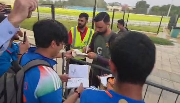 میچ سے پہلے فخر زمان نے بھارتیوں  کے دل جیت لیے
