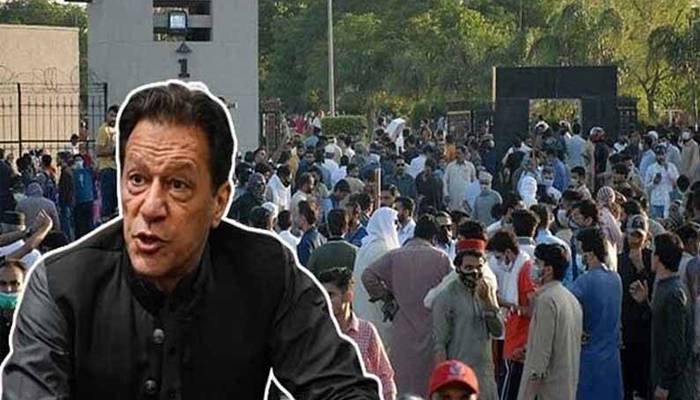 جی ایچ کیو حملہ کیس: عمران خان کو عدالت میں پیش کردیا گیا