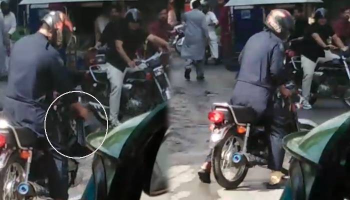 لاہور میں گوگی بٹ کی رہائش گاہ کے قریب فائرنگ، فوٹیج سامنے آگئی