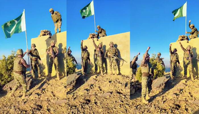 پاک فوج نے افغان چیک پوسٹ پر قبضہ کرکے پاکستانی پرچم لہرا دیا، سیکیورٹی ذرائع