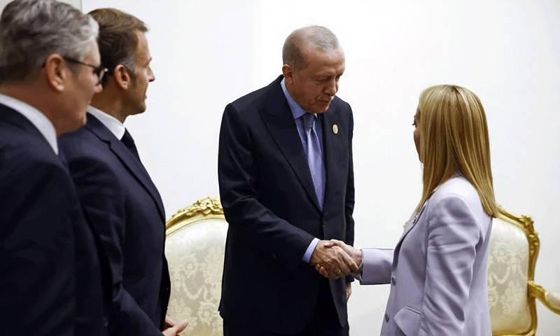 سگریٹ چھوڑ دیں، ترک صدر کی درخواست پر جارجیا میلونی کا دلچسپ جواب