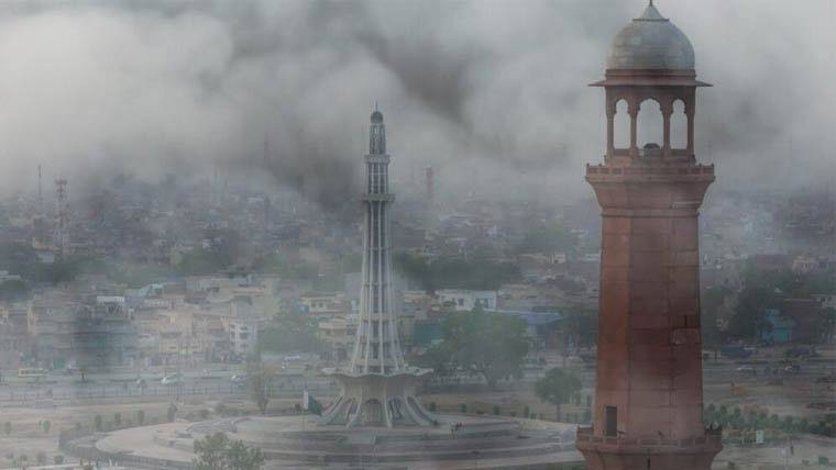 دنیا کے آلودہ ترین شہروں کی فہرست میں لاہور کا پہلا نمبر