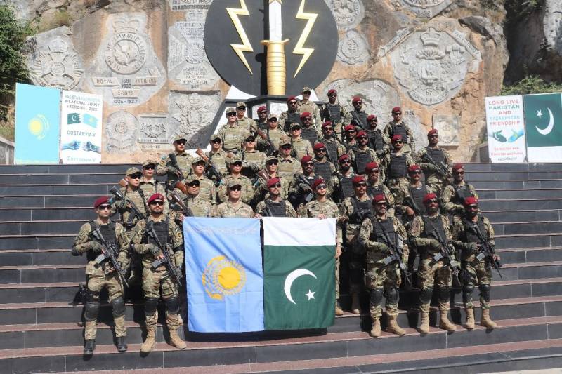پاکستان، قازقستان کی افواج کے درمیان مشترکہ مشق دوستارِم، فائیو جاری