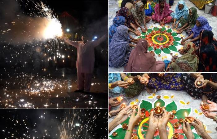 پاکستان میں ہندو برادری نے دیوالی مذہبی آزادی اور جوش و جذبے کیساتھ منائی