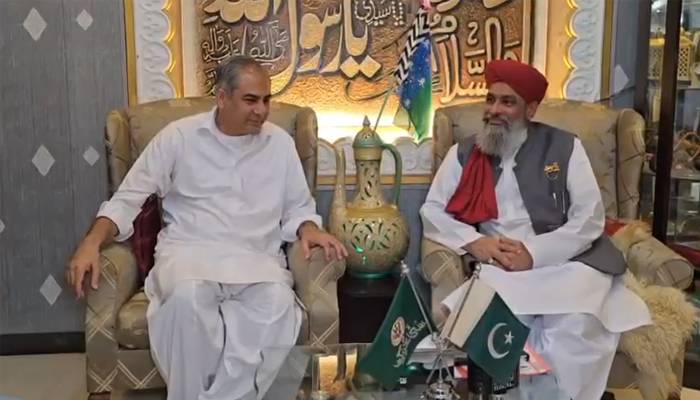 وفاقی وزیرداخلہ محسن نقوی کی چیئرمین سنی تحریک سے اہم ملاقات