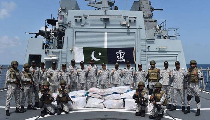 پاک بحریہ نےبحیرہ عرب میں1ارب ڈالر کی منشیات پکڑلیں،امریکی سینٹ کام کاخراج تحسین