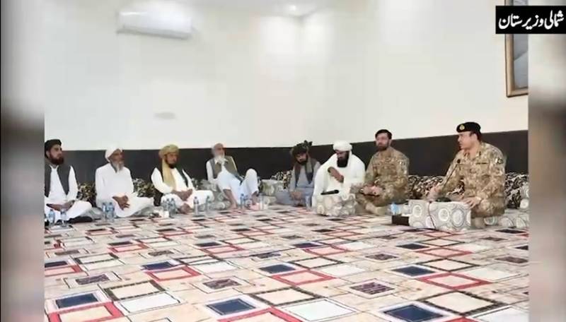 پاک فوج کے زیر اہتمام بنوں ، جانی خیل میں قبائلی جرگہ کا انعقاد