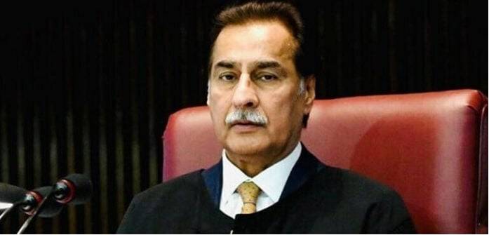 ایاز صادق نے آئین کے آرٹیکل 248 کے تحت استثنیٰ لینے سے انکار کر دیا