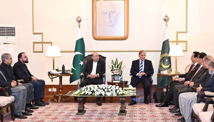 صدر مملکت سے وزیر اعظم کی ملاقات، مجموعی سیاسی اور سیکیورٹی صورتحال پر تبادلہ خیال