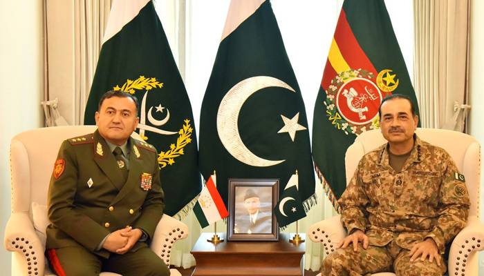 فیلڈ مارشل عاصم منیر سے تاجک وزیردفاع کی ملاقات،علاقائی سیکیورٹی،دفاعی تعاون پر گفتگو