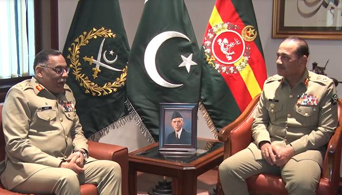 فیلڈمارشل عاصم منیر سے جنرل ساحر شمشاد مرزا کی الوداعی ملاقات