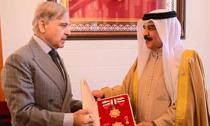 شہباز شریف کو بحرین کے اعلیٰ ایوارڈ سے نواز دیا گیا