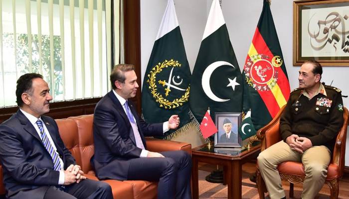  آرمی چیف فیلڈ مارشل سید عاصم منیر سے ترک وزیرِ توانائی کی ملاقات
