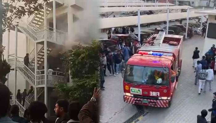 نمل یونیورسٹی میں گیس سلنڈر دھماکا، 22سا لہ لڑکا بری طرح جھلس گیا