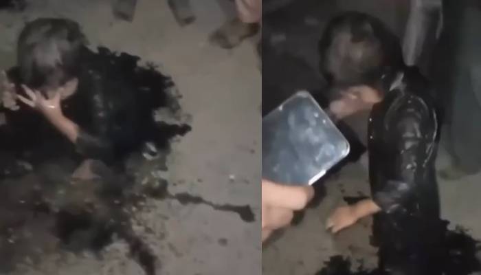 کراچی کے کھلے مین ہول مسلسل خطرہ بن گئے، معصوم بچی مین ہول میں جاگری