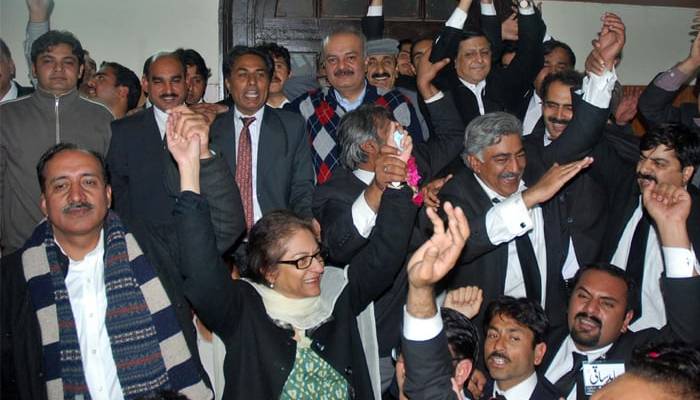  پاکستان بار کونسل کے الیکشن ، عاصمہ جہانگیر گروپ نے میدان مار 