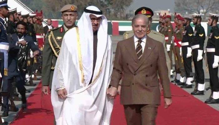 متحدہ عرب امارات کے صدر اسلام آباد کا دورہ مکمل کر کے واپس روانہ