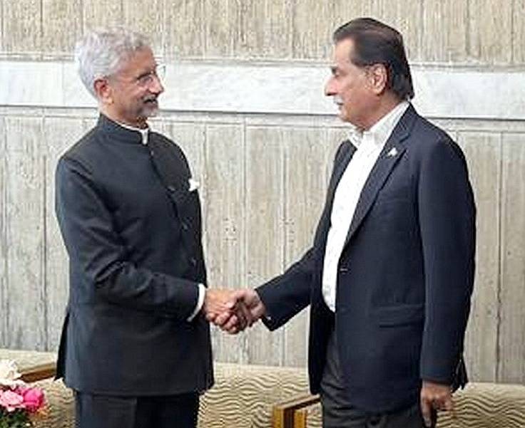 بھارتی وزیر خارجہ جے شنکر کی سپیکر قومی اسمبلی سردار ایاز صادق سے ملاقات