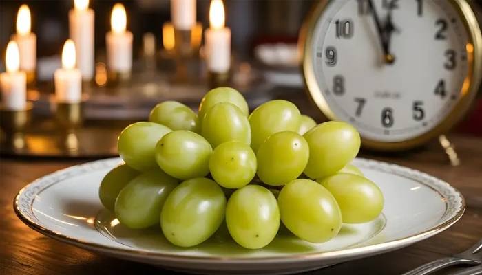 نئے سال کی رات 12 انگور کھانے کی روایت، خوش قسمتی کی علامت کیسے بنی؟
