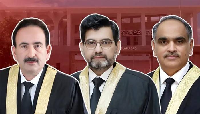 اسلام آباد ہائیکورٹ میں مستقل ہونے والے تین ججز نے حلف اٹھا لیا