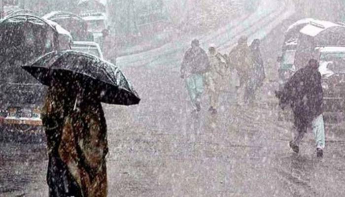 ملک کے مختلف علاقوں میں بارش اور برفباری کی پیشگوئی