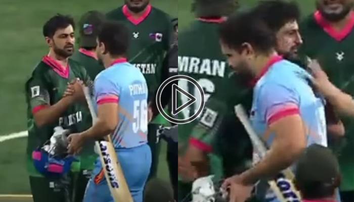 شعیب ملک سے سابق بھارتی کرکٹر عرفان پٹھان کی گلے ملنے کی ویڈیو وائرل 