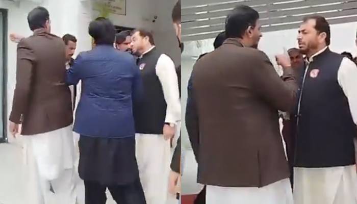 پی ٹی آئی اراکین قومی اسمبلی آپس میں لڑ پڑے، ویڈیو منظرعام پر